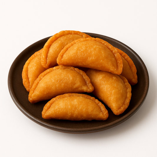 Dev Bhoomi Traditional Mawa Gujiya – Uttarakhand Special Sweet | Crispy & Rich Festival Gujiya | Pure Desi Ghee Taste | Premium Dry Fruit Filling